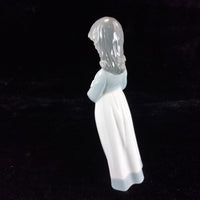 Thumbnail for Elegant NAO by Lladró Figurine - Girl with Puppy (1990) bookcase figure Spain7