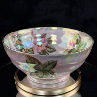 Thumbnail for Maling Dahlia Lustre large Bowl Pink Floral England 20cm HandPainted gift10