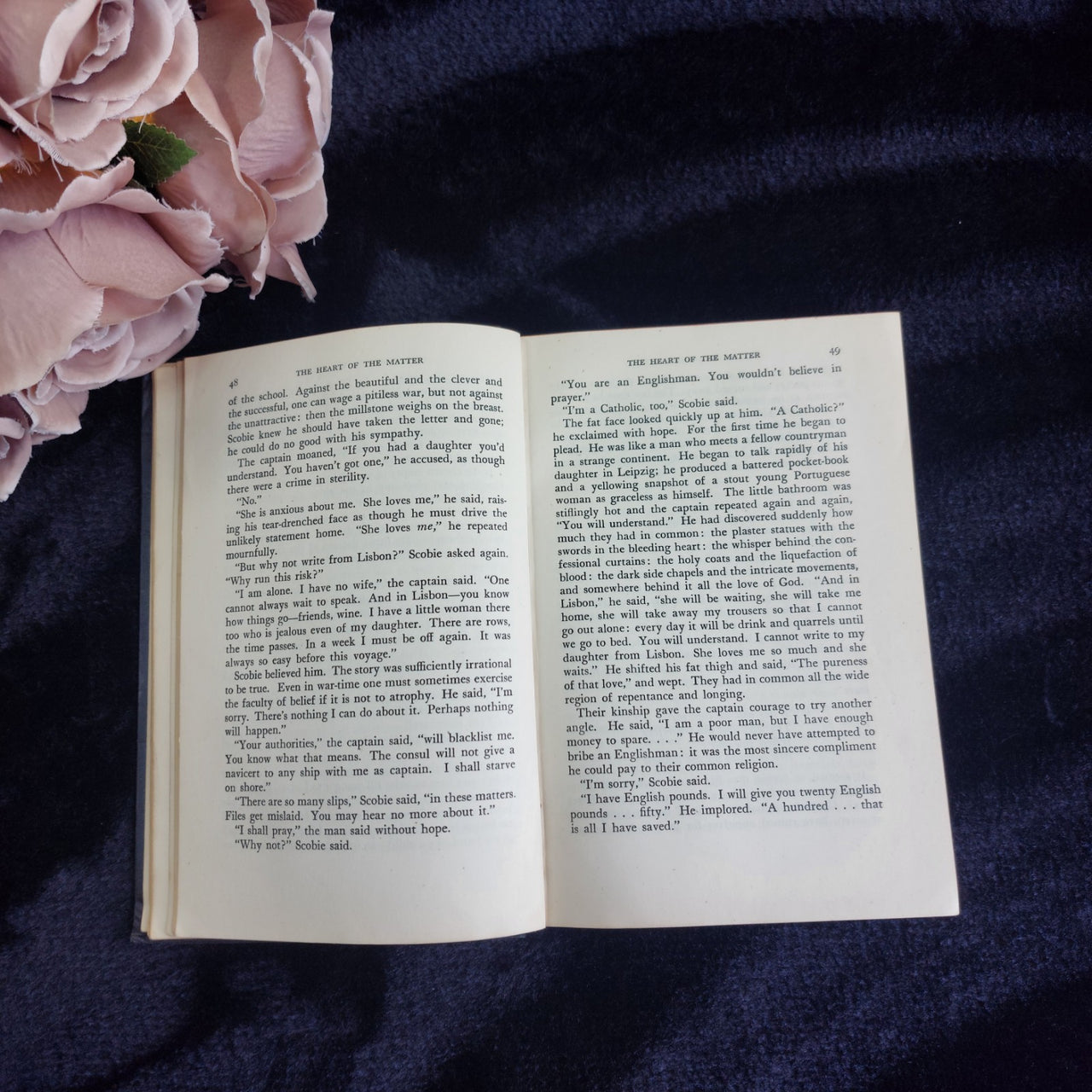 The Heart of the Matter Heinemann Graham Greene 1st Year Print Worn 1948 Vintage5