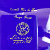 Thumbnail for Limoges Royal Blue  Glaze & Decorative Plate  Miniature Porcelain  Wall 3 Plates10