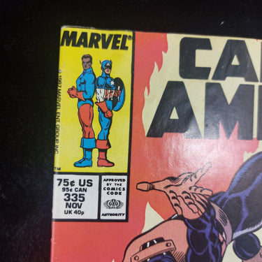 Marvel Captain America #335 Featuring the New Captain America! (1987) 1