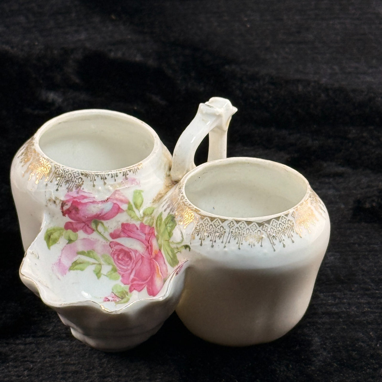 Royal Grafton Fine Bone China Tea Set Pink Floral 14 Piece England Vintage Gold.17