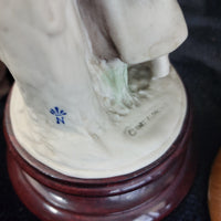Thumbnail for Capodimonte G Armani Boy & Girl Pair Figurines Signed  chipped Grapes   11