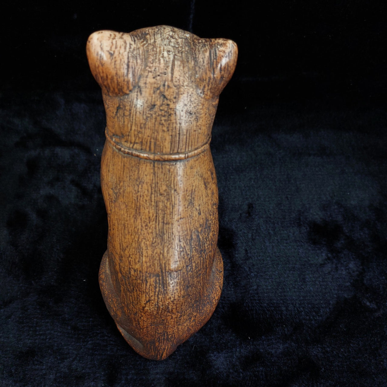 Hand Carved Cat  8" Figurine Statue Wood Look Collectible Rustic Decor G.Britain7