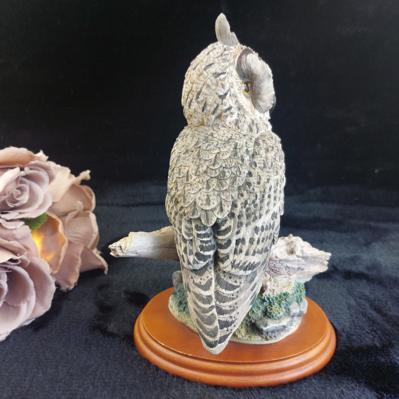 Border Fine Arts 1998 Long Eared Owl Russell Willis 541729  BFA Birds Figurine4
