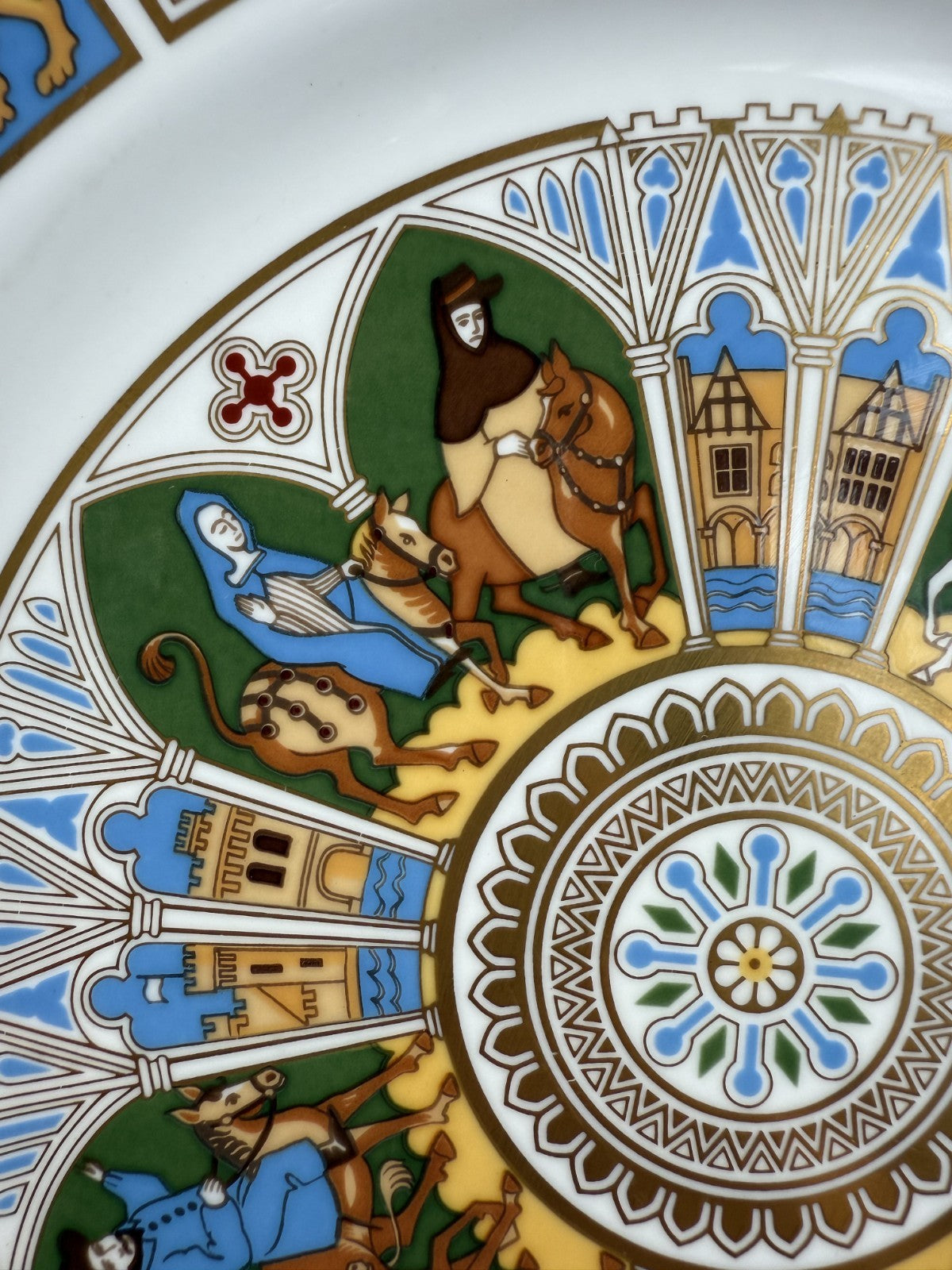 Spode Limited Edition Collector Plates Lot of 2 Canterbury Pilgrims & 1979 decor6