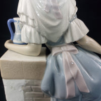 Thumbnail for NAO Spain Good Figurine Lady Elegant with Jug Pastel Glazed Porcelain 12.5