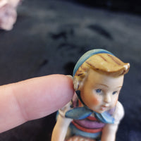 Thumbnail for Goebel Girl Hummel With Basket Tree Scene Figurine W Germany Vintage see the pic4