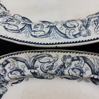 Thumbnail for 2* Antique large service plates1797-1861 T. Till & Son Wellington Transferware.13