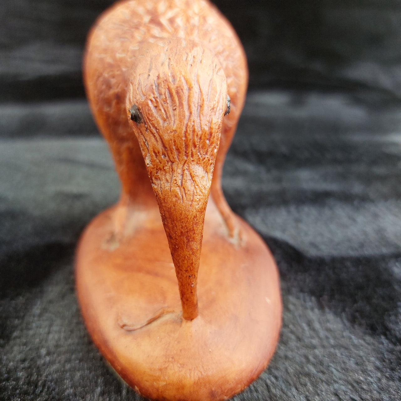Figurine Sculpture Handmade New Zealand Kiwi Bird Wooden Carving decor bird 7