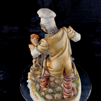 Thumbnail for Rare Capodimonte N Crown Italian Figurine M. Lory Ice Cream Large Seller 12