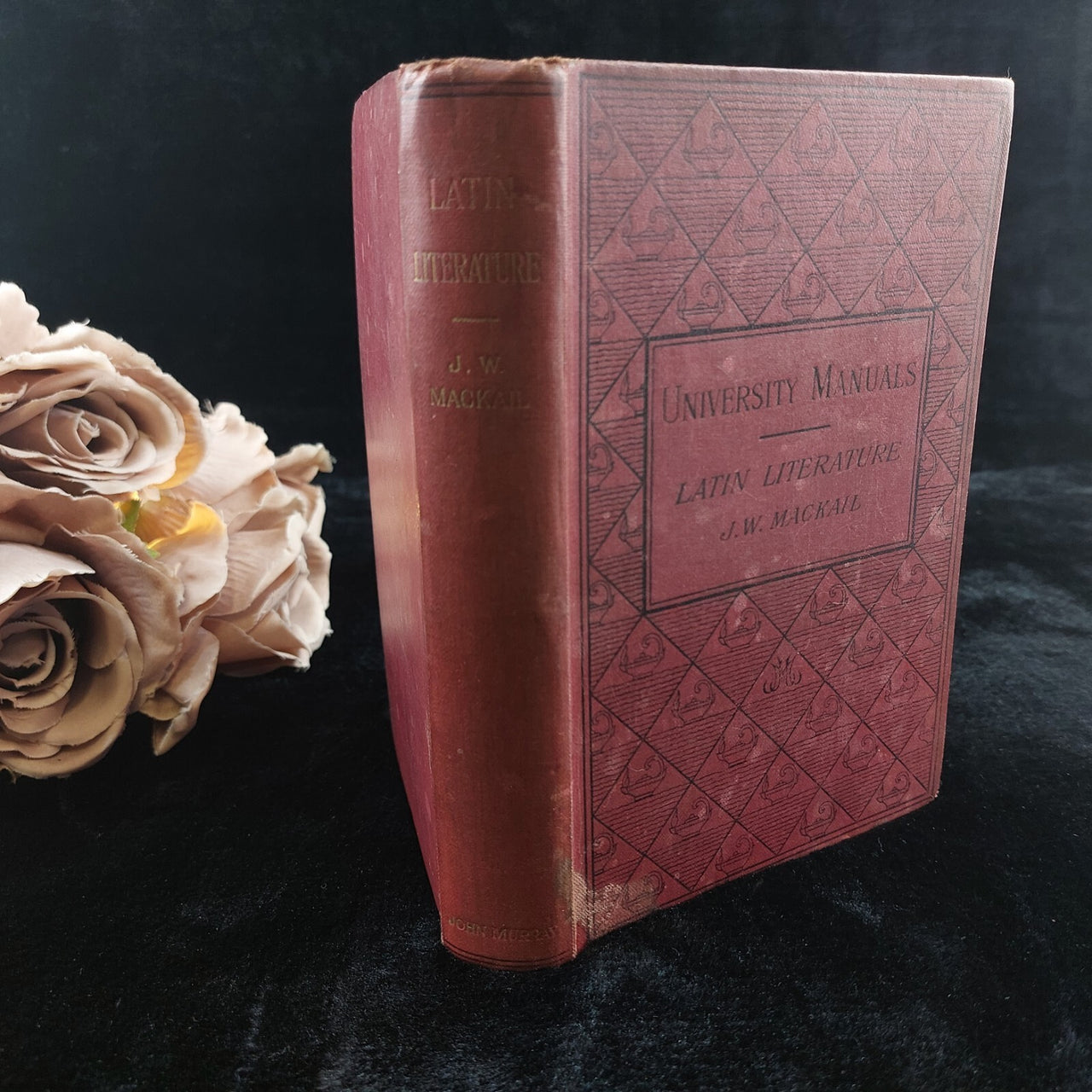 Latin Literature by J.W. Mackail, University Manuals, Vintage 1919 Hardcover2