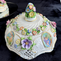 Thumbnail for Antique HandPainted Royal KPM Bavaria Porcelain Table Lamp with Floral Motif20