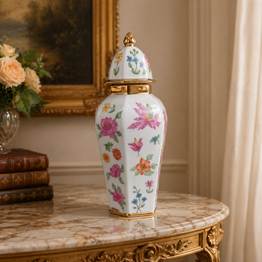 PalmerGinger Jar 1987 Ornoment Interior Deco 9.25