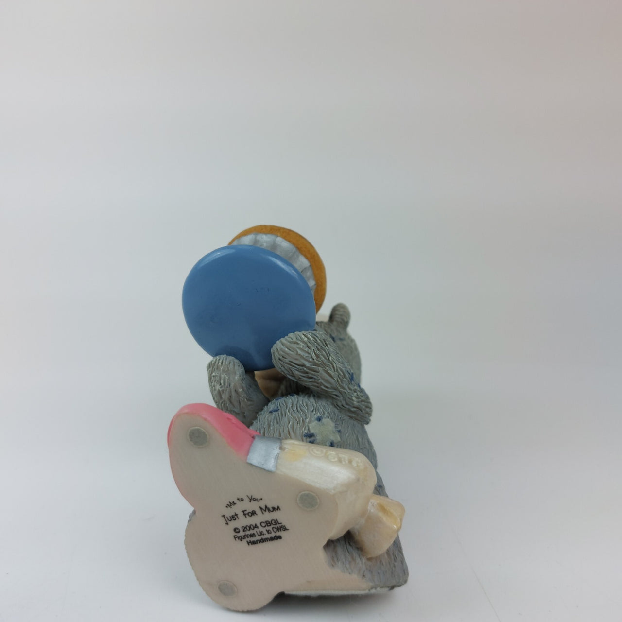 Me to Grey You Tatty Teddy Chef with Cupcake 4 Inch Handmade Figurine Bear4