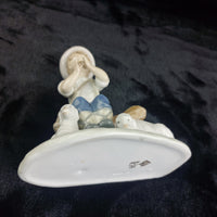 Thumbnail for NAO Lladro by 1987 Figurine Boy Flute & Dogs 7