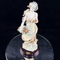 Thumbnail for Giuseppe Armani Florence Fresh Fruits Lady Figurine 14” Italy Home Decor 1987 .16
