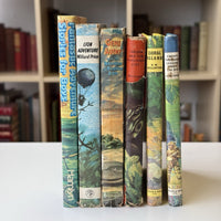 Thumbnail for Vintage Adventure Boy's Stories Book Set 20th Century Classics tarzan lion advan0