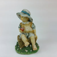 Thumbnail for Christine Haworth Leonardo Collection Things to Come Figurine Child Apple.10