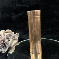 Thumbnail for antique copper vase Arts and Crafts Period with Motifs Floral heavy Collectable4