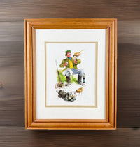 Thumbnail for Gilroy Lunch Break Hunting Humour Print Framed John Guinness Art 1712” 0