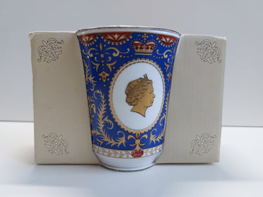 Ringtons by Wade Ceramics Queen Elizabeth II 80th Birthday Commemorative Beaker0