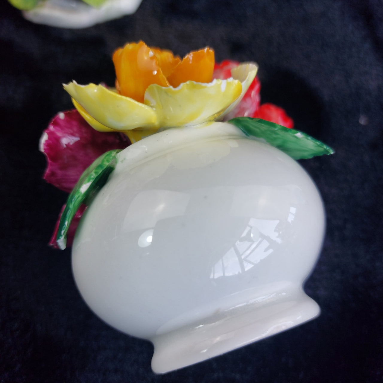 Royal Adderley Bullfinch Floral Figurines Lot – Chips Acceptable England Bone Ch5