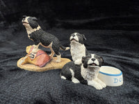 Thumbnail for 2 Fine Border Arts Dog Figurines 