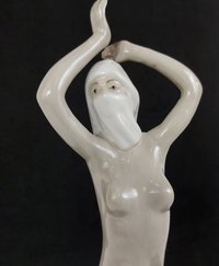 Thumbnail for Possibly Antique Dancing Lady Figurine Porcelain Dancer Elegant Rare Vintage 11