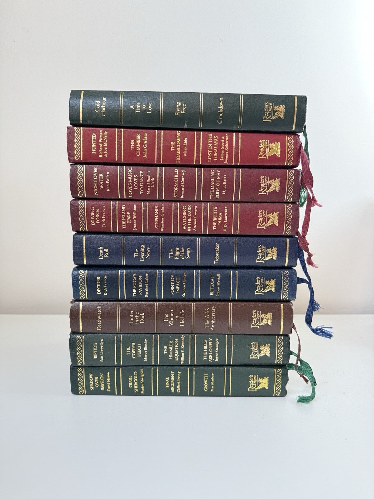 Reader’s Condensed Digest Books Set x9 Mixed Fiction Thrillers Drama Shelf Decor3