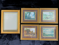 Thumbnail for A Collection of Classic Art: Vintage Constable Prints Landscape & frame Set of 512