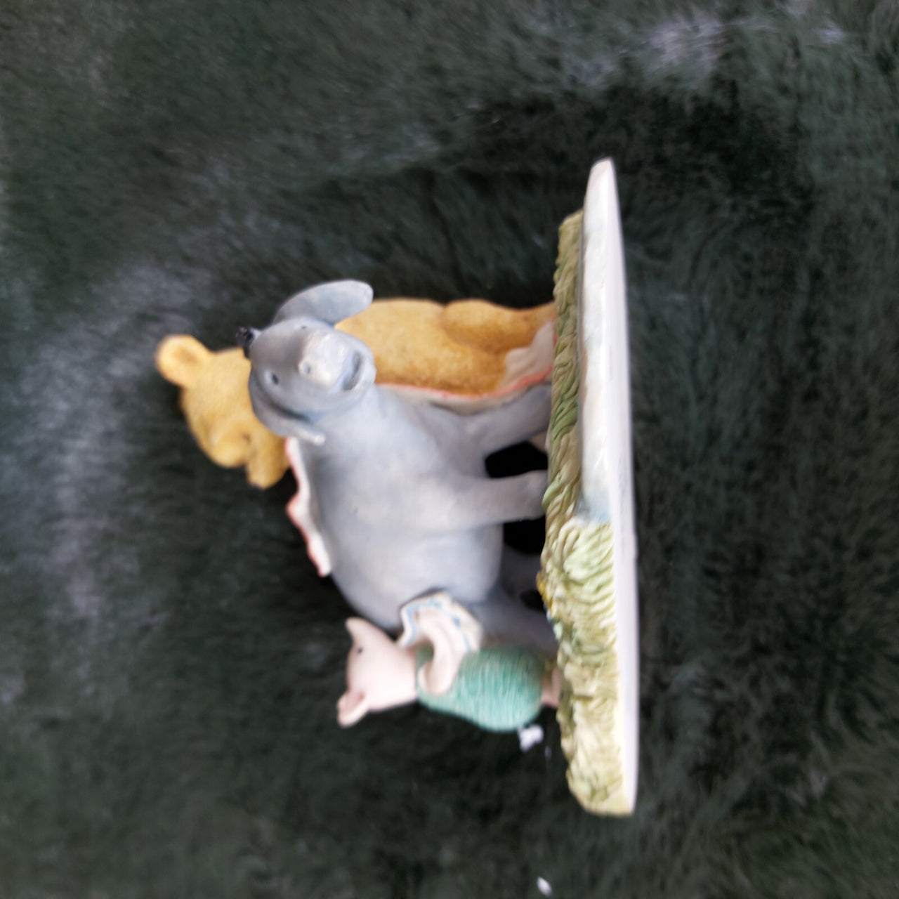 Classic Pooh “Eeyore Getting Dried” Figurine by Border Fine Arts China A00695