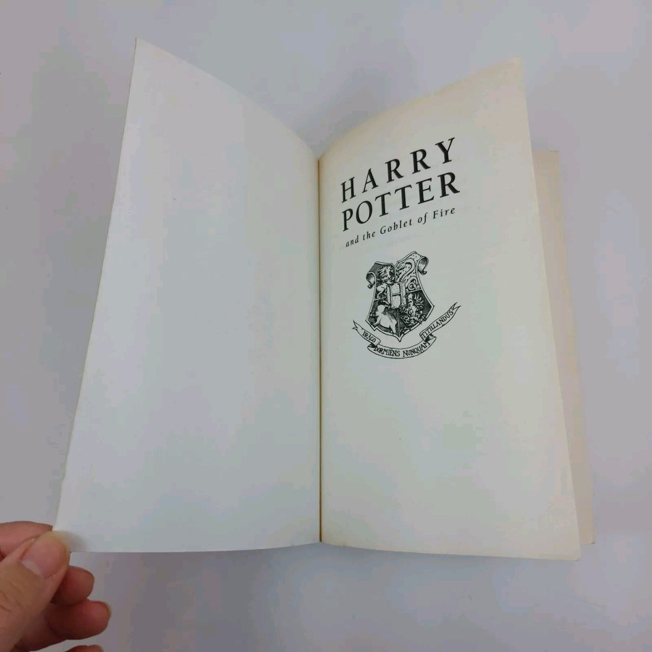 First -2000 Edition Printing Harry Potter and the Goblet of Fire Paperback Novel5