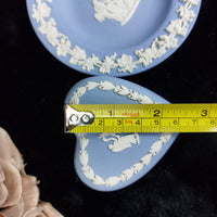 Thumbnail for Wedgwood Heart Jasperware Blue Trinket Plate & Box Set british bedroom decor17