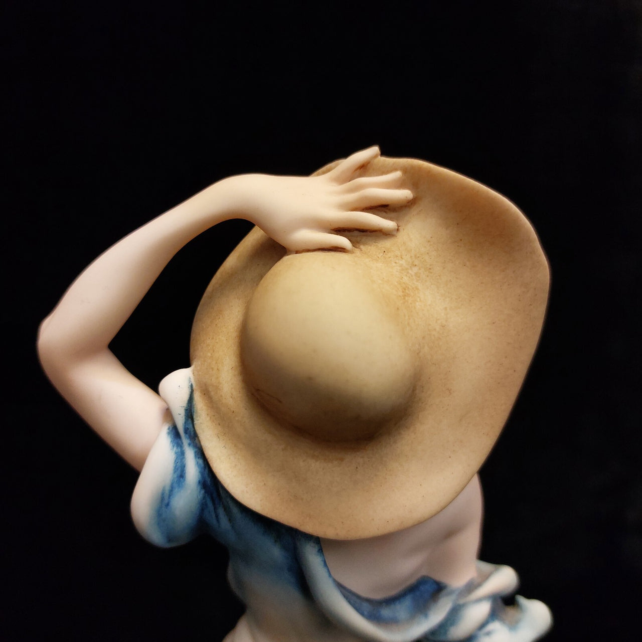 Florence Armani Joy Figurine Of The Year Blue Dress w Box gift 2002 Porcelain5