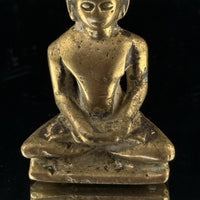 Thumbnail for Jain Bronze Statue – Naga Parshvanatha Jain Tirthankara 3” Serpent Hood Idol3