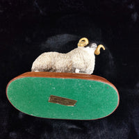 Thumbnail for Border Fine Arts 1995 Black Faced Tup Figurine by Anne Wall The County Show14