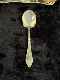 Thumbnail for Vintage SilverPlated Serving Tray and serving Spoon Set rectengle plate7