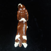 Thumbnail for Goebel Spaniel Dog Figurine Porcelain Germany Brown White 9