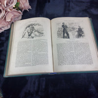 Thumbnail for Cassell Penny Readings Vol I II Tom Hood Leather Illustrated Books Antique Set16