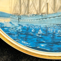 Thumbnail for Edwardian China Bone Tall Ships Plate Set – France II & Herzogin Cecilie – P.A.2