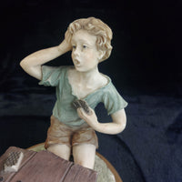 Thumbnail for Very Large Capodimonte figurine 'The Card Players' Friends group pics see decor3