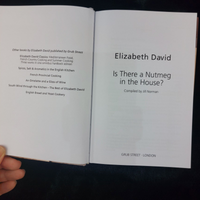 Thumbnail for 2016 Elizabeth Is David There a Nutmeg in the House? Cookbook & Recipe Canada5