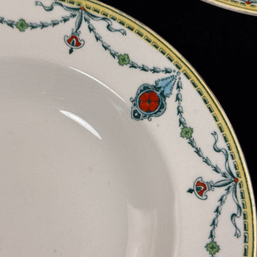 Set of 6 Antique/Vintage Devon Ware (S. F. & Co.) CECIL Shallow Bowls Ornament1