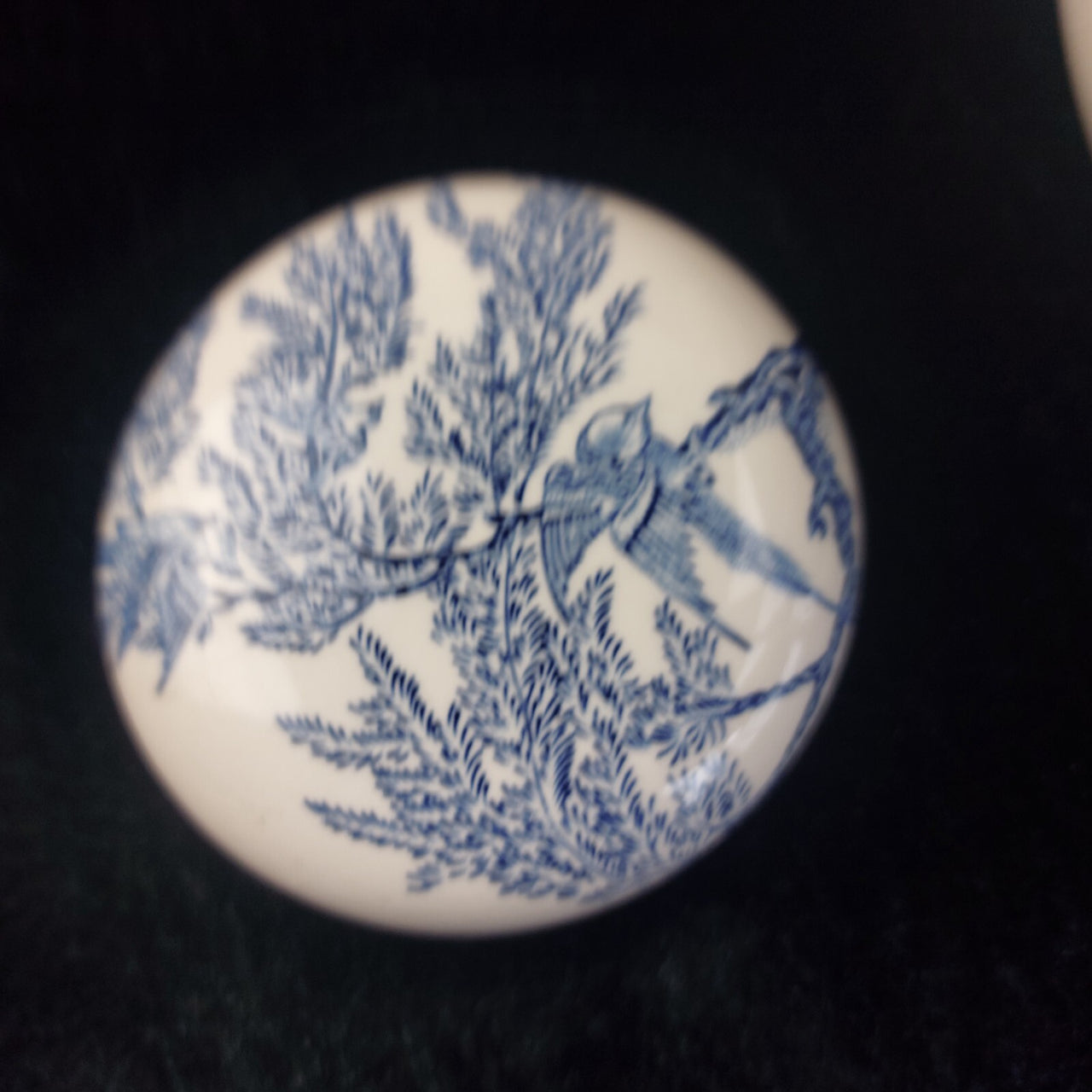 Mason’s Koro Ginger Jar Good 5.5 in Blue White Birds England Ringtons Porcelain7