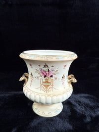 Thumbnail for Antique Crown Devon Dora Pattern Urn Vase Gilded Floral Pottery c. 1914 Vintage8