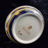 Thumbnail for Early Biscuit cookie Jar 1900's William Wood & Co. Enamel & Brass Antique Type8