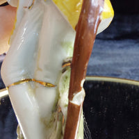 Thumbnail for Germany Figurine Porcelain 18198 Yellow Coat Man Antique Repaired Collectable9