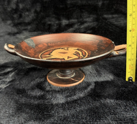 Thumbnail for Ancient Greek Style Pottery Kylix Cup - Red-Figure 
