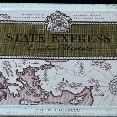 Rare 10 Balkan Sobranie State Express Tobacco Tin Lot Vintage UK Flake Ornament1